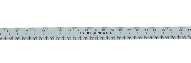 Aluminium Rule 36" Imperial & Metric