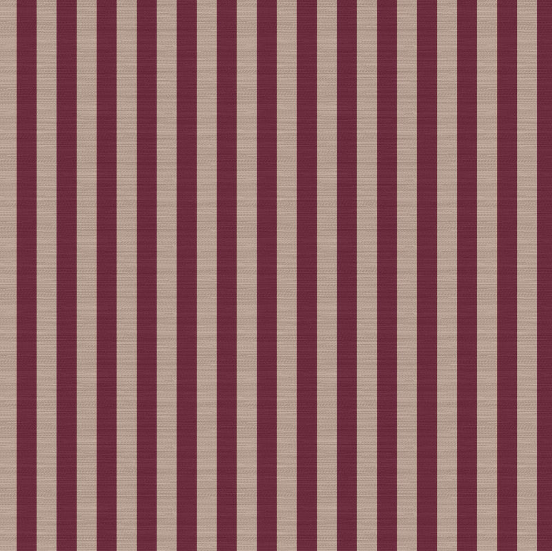 Verona, Stripe, Aubergine/Taupe, Upholstery Fabric