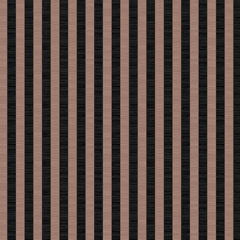 Verona, Stripe, Black/Taupe, Upholstery Fabric